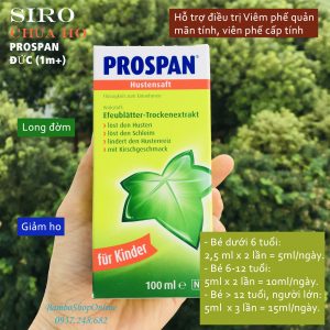 Siro ho prospan cho bé