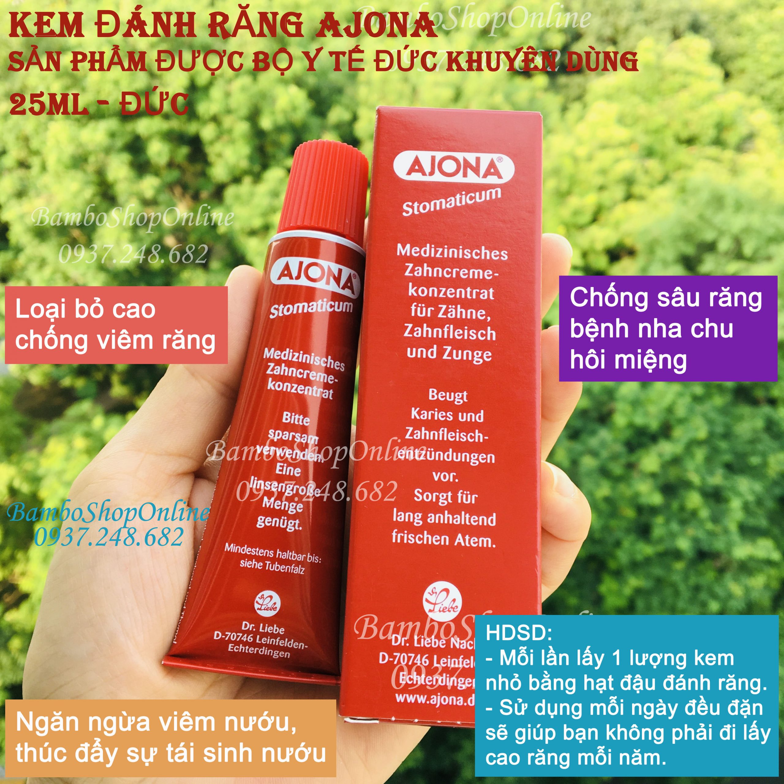 KDR_Ajona_DUC_Le Kem đánh răng y tế của AJONA